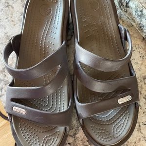 Crocs slip-on summer sandal.